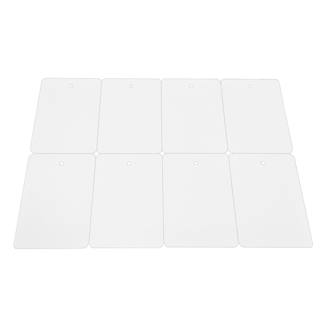 Hanging plant tag 74,2x105mm PET, White