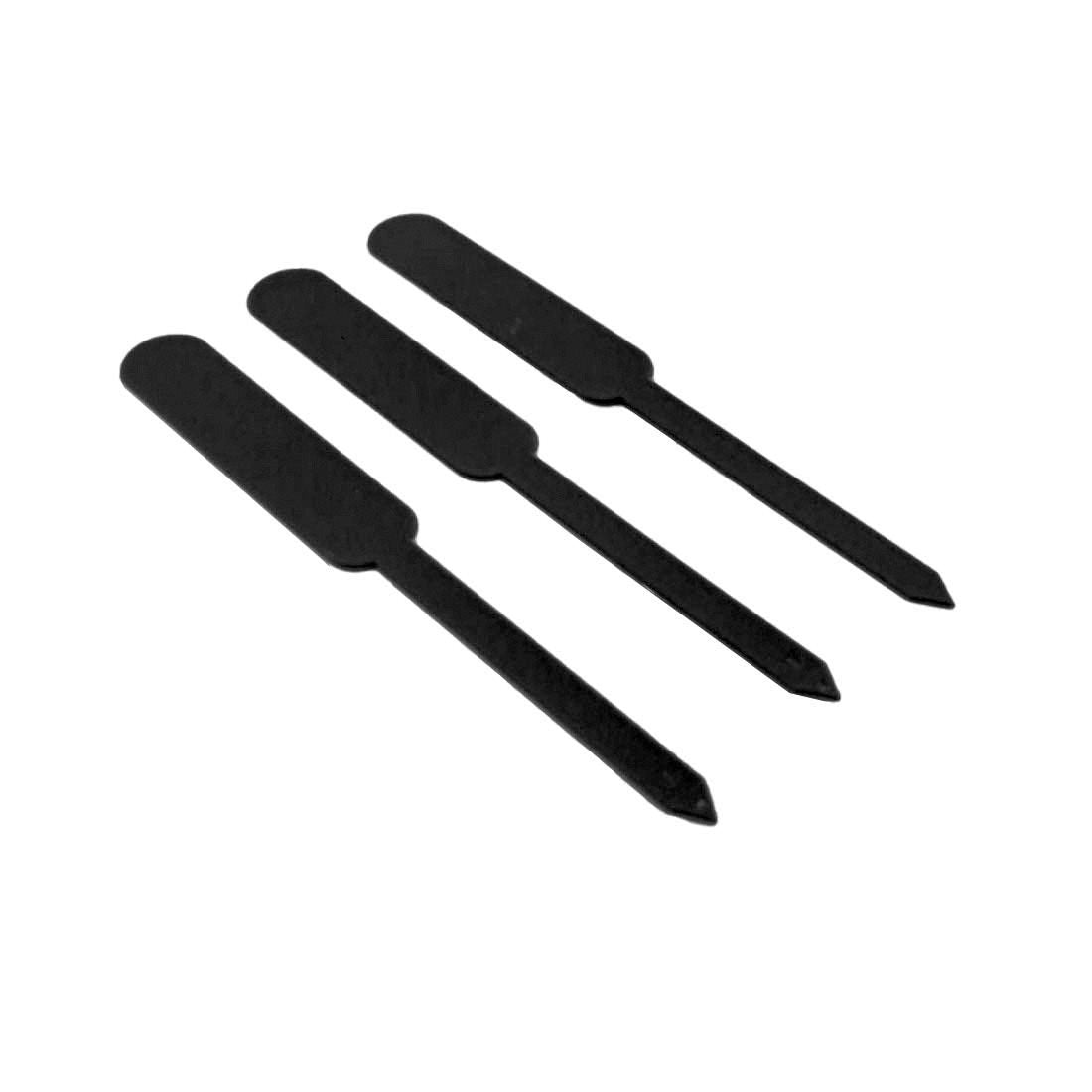 Stick-ins 15x120mm 1000µ PVC, Black