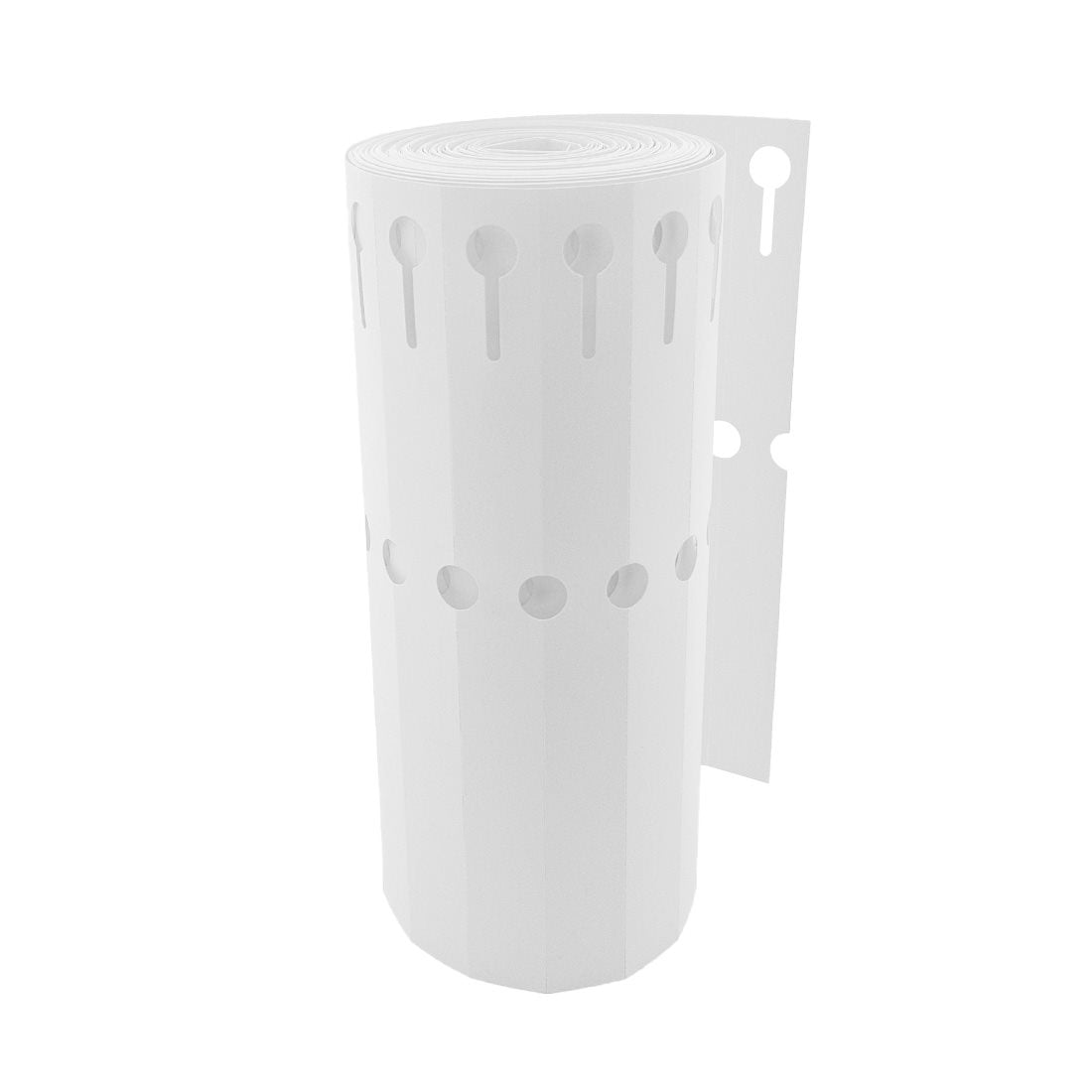 Schlaufenetiketten 200x20mm PVC, Weiß