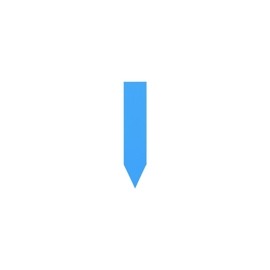 Stecketiketten 13x60mm 350µ PVC, Blau