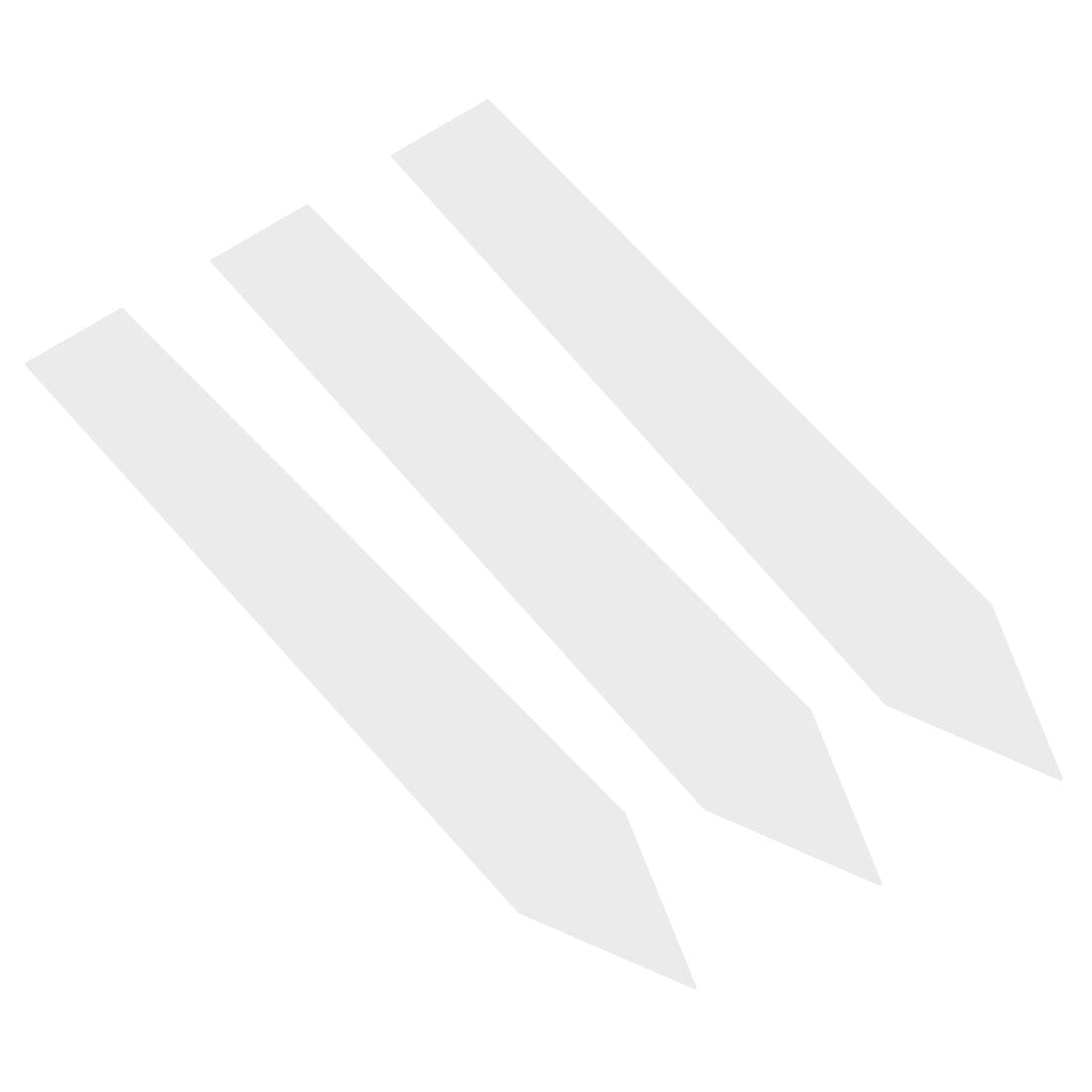 Stick-ins 20x140mm600µ PVC, White