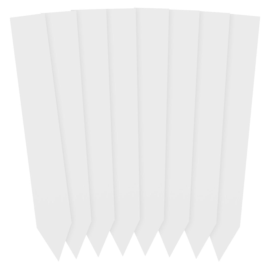 Stecketiketten 20x140mm600µ PVC, Weiß