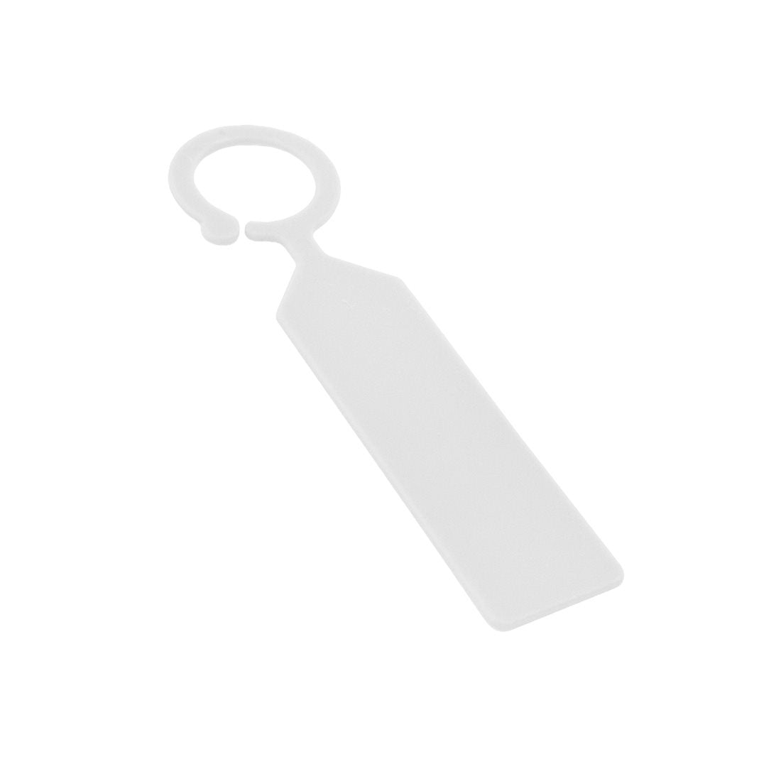 Hanging plant tag 24x110mm PVC, White