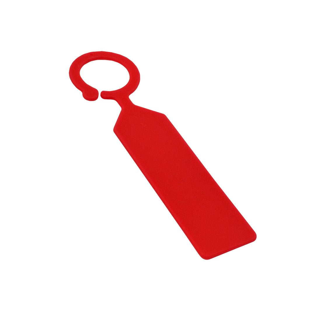 Hanging plant tag 24x110mm PVC, Red