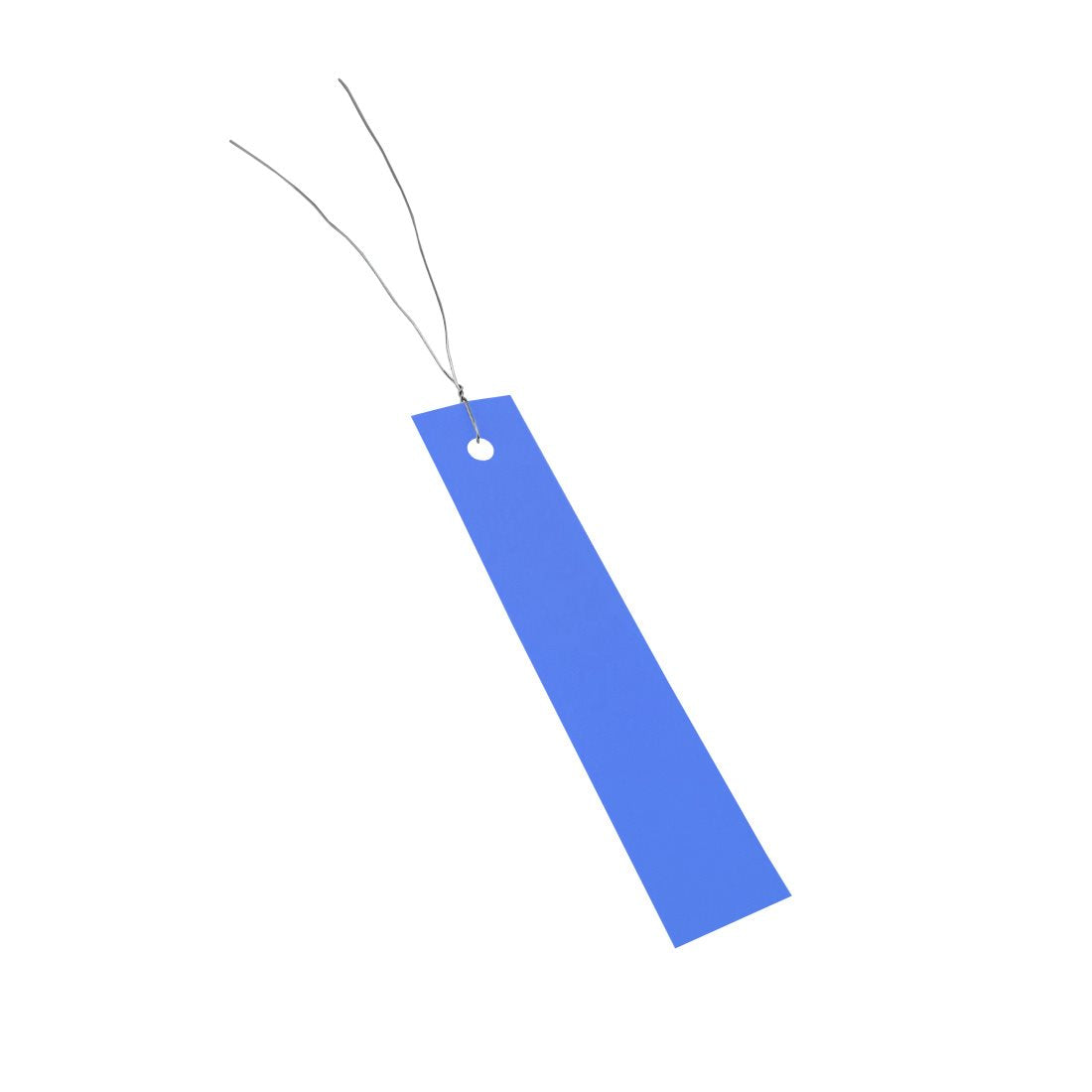 Hanging plant tag 18x100 PVC, Blue