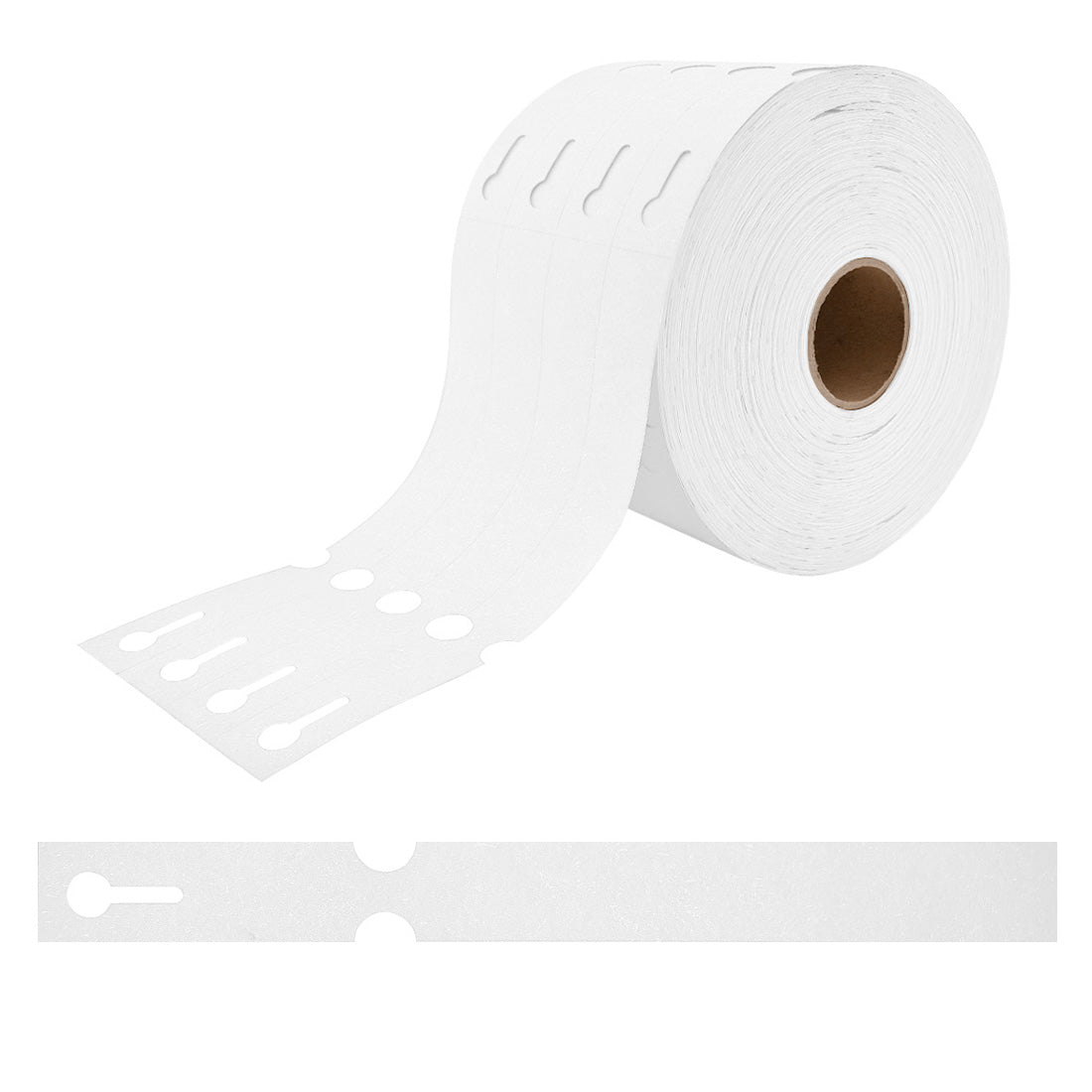 Schlaufenetiketten 250x25mm Tyvek, Weiß