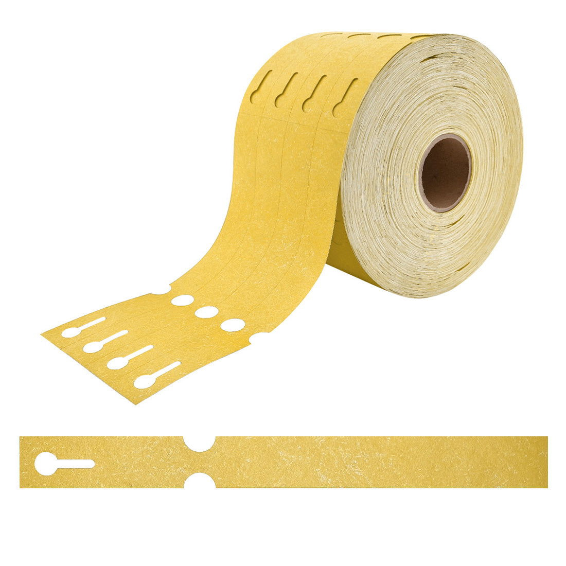 Schlaufenetiketten 250x25mm Tyvek Gelb