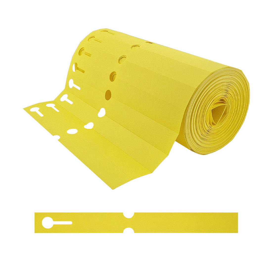 Schlaufenetiketten 200x20mm PVC, Gelb
