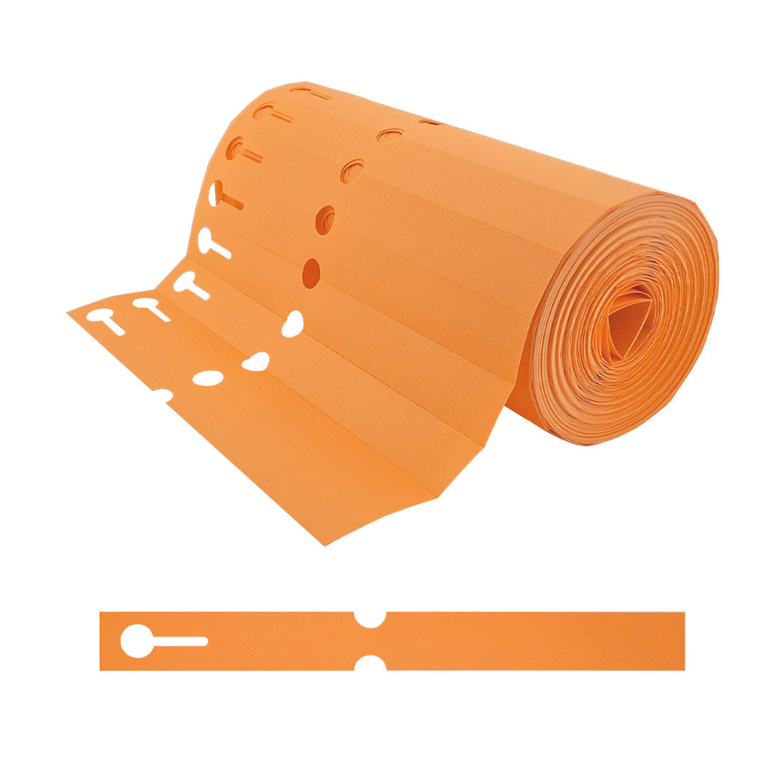 Schlaufenetiketten 200x20mm PVC, Orange