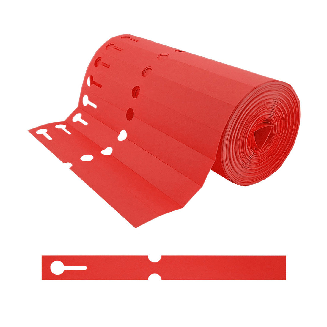 Schlaufenetiketten 200x20mm PVC, Rot