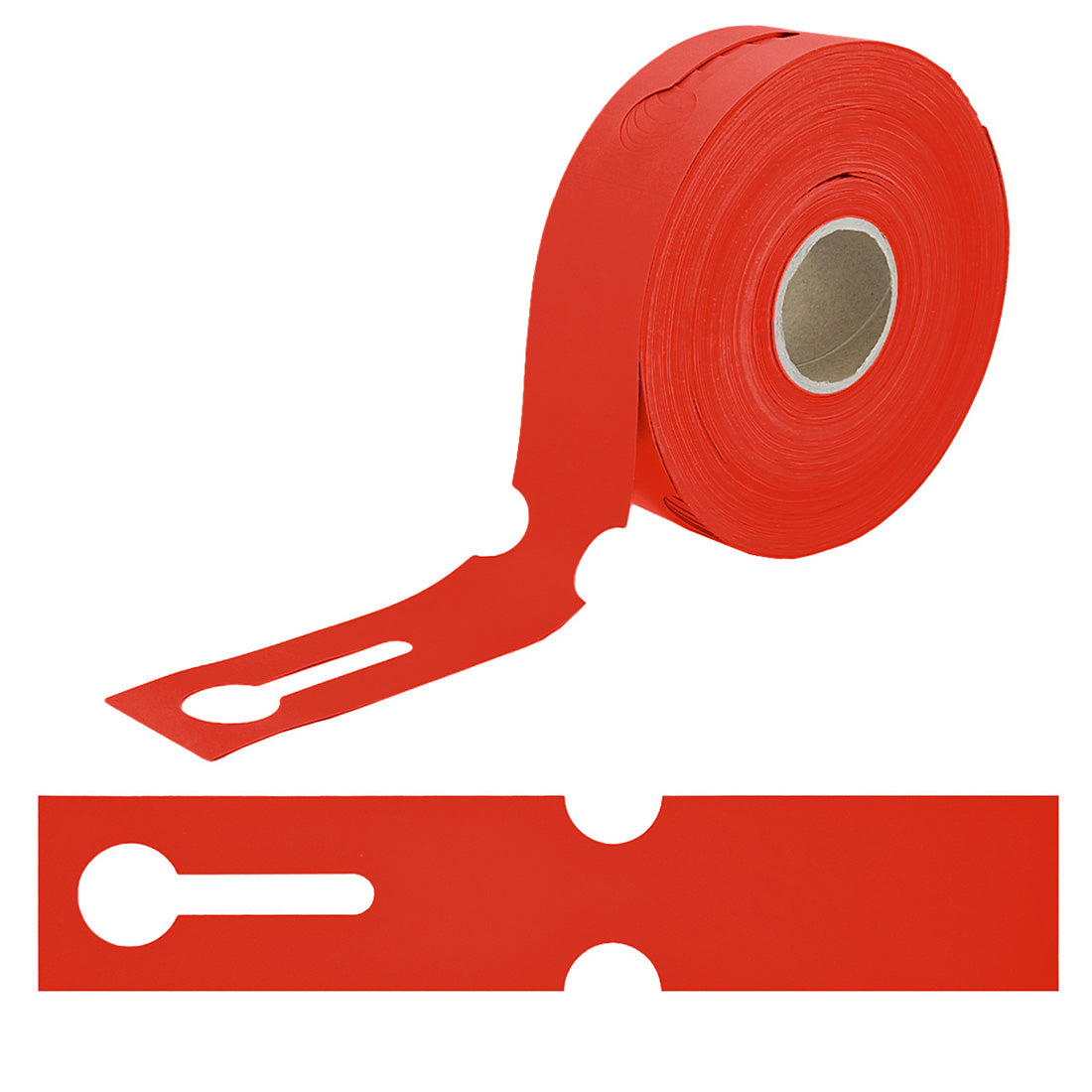 Loop lock labels 260x50mm HDPE