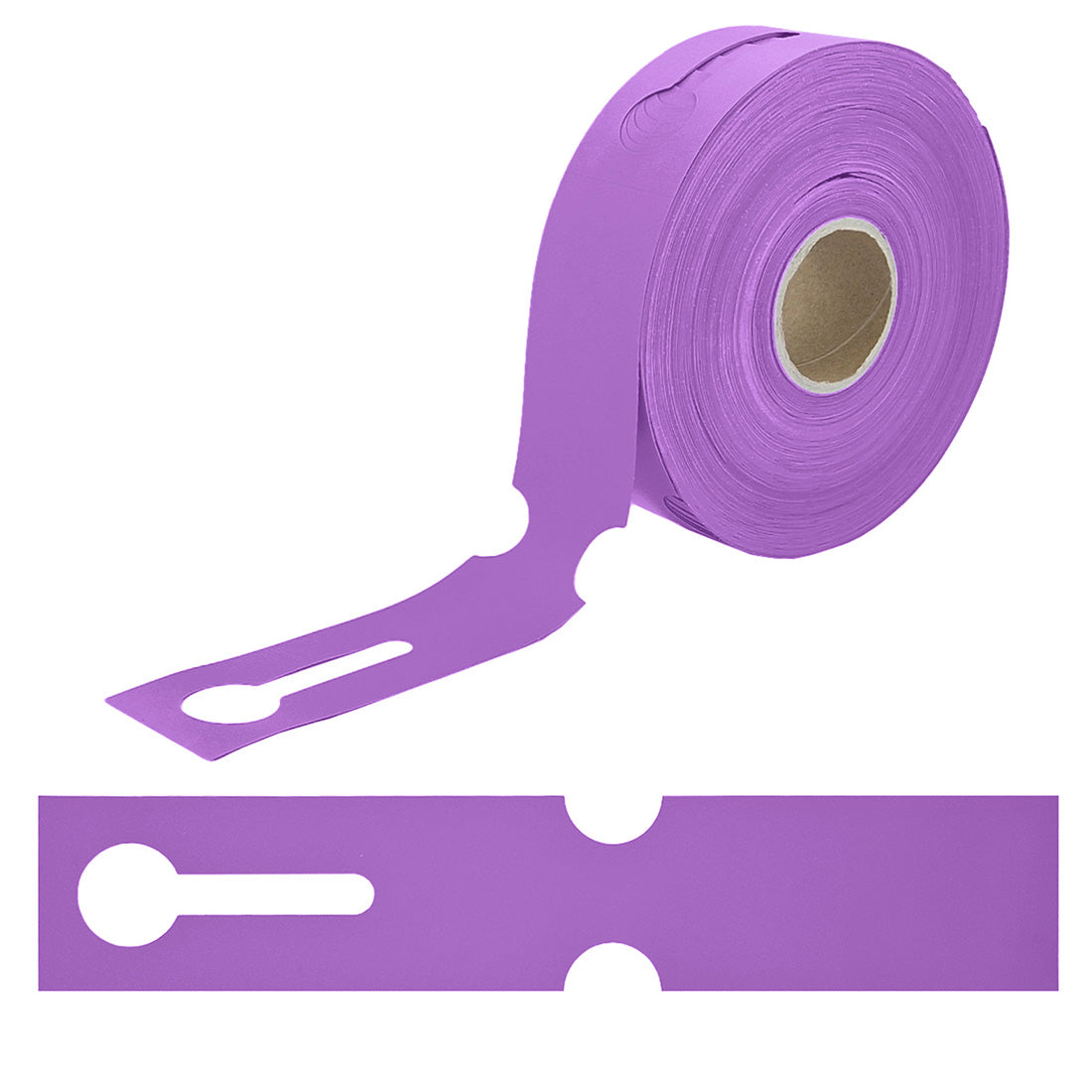 Loop lock labels 260x50mm HDPE