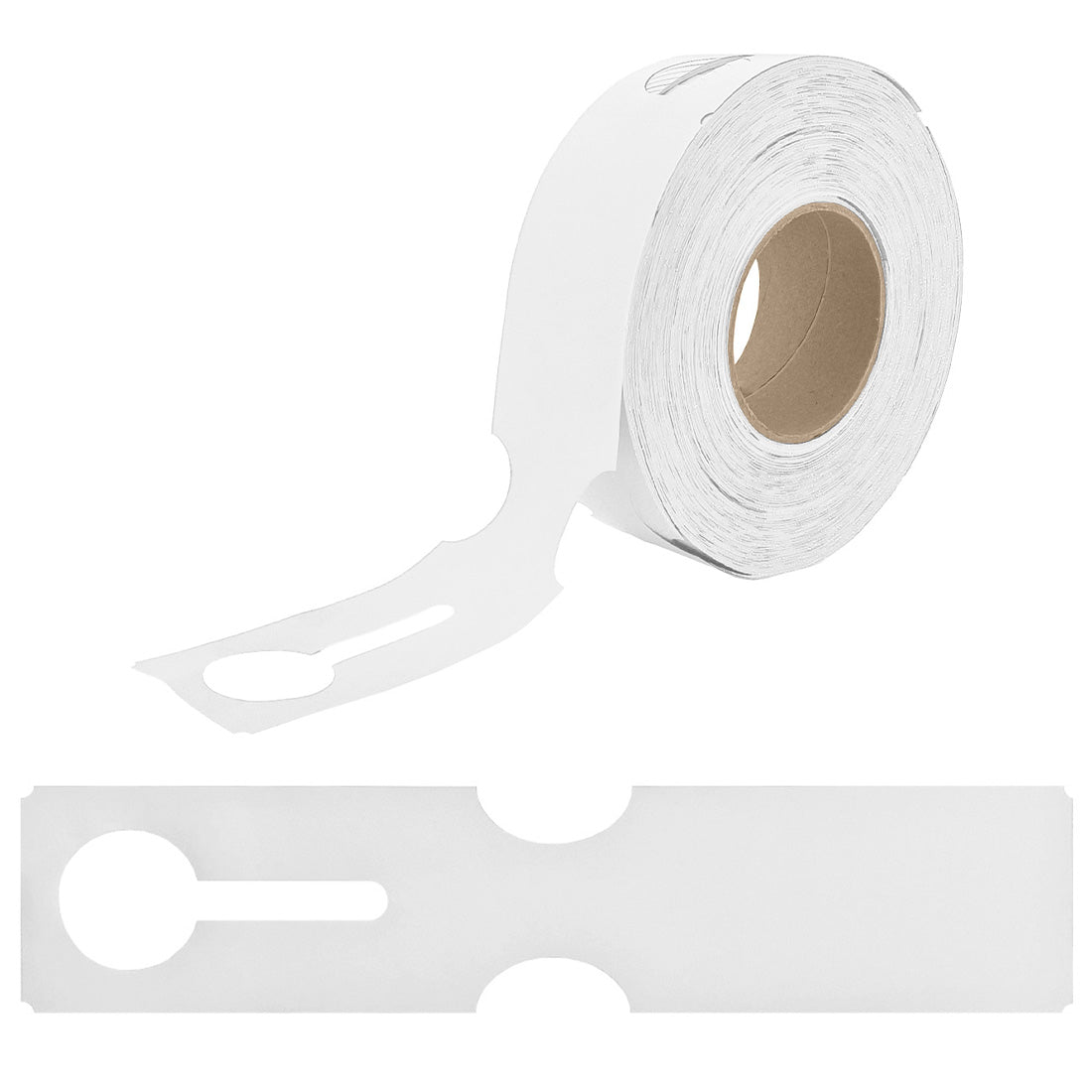Schlaufenetiketten 273x59mm HDPE, Weiß