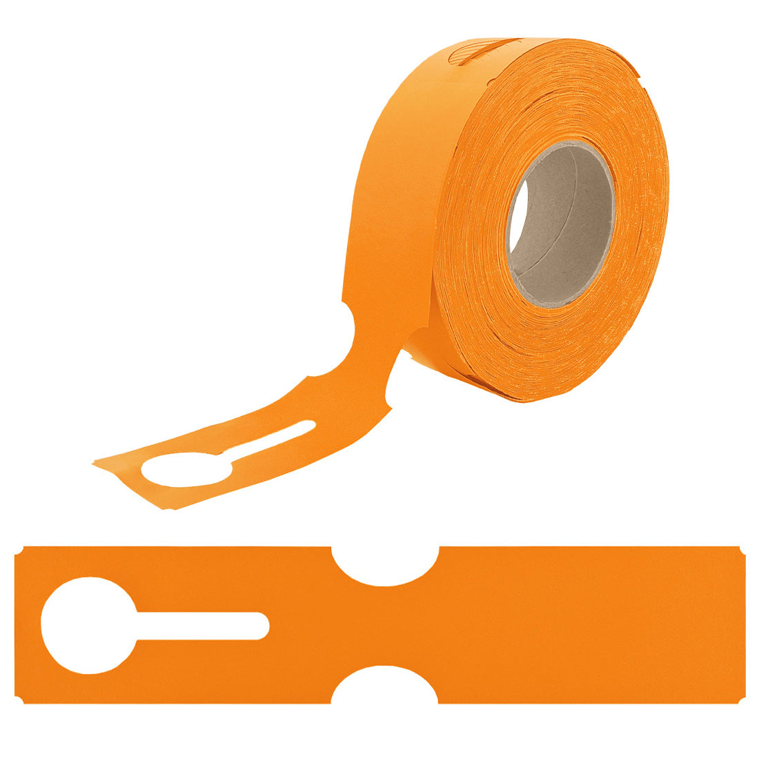 Loop lock labels 273x59mm HDPE Orange