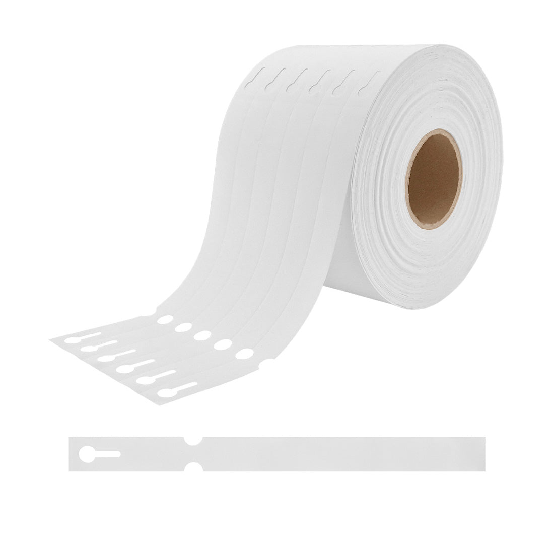 Schlaufenetiketten 200x17mm HDPE, Weiß