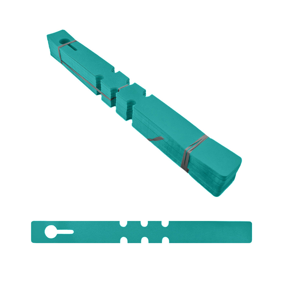 Schlaufenetiketten 210x20mm PVC Grün