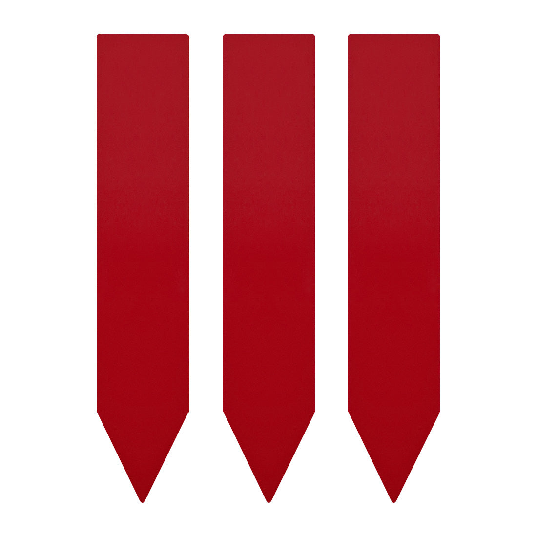 Stecketiketten 20x100mm 400µ PVC, Rot