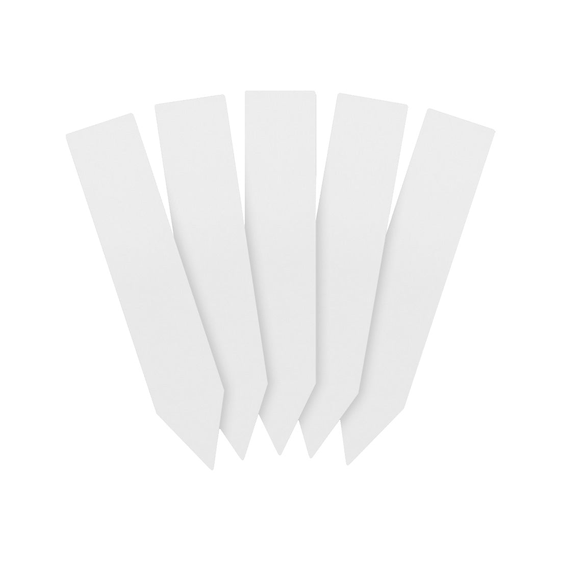 Stecketiketten 20x100mm 400µ PVC, Weiß