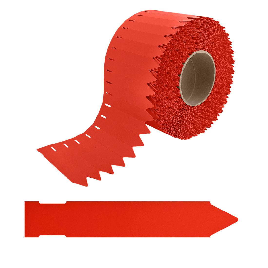 Stick-ins 17x100mm 350µ PVC Red