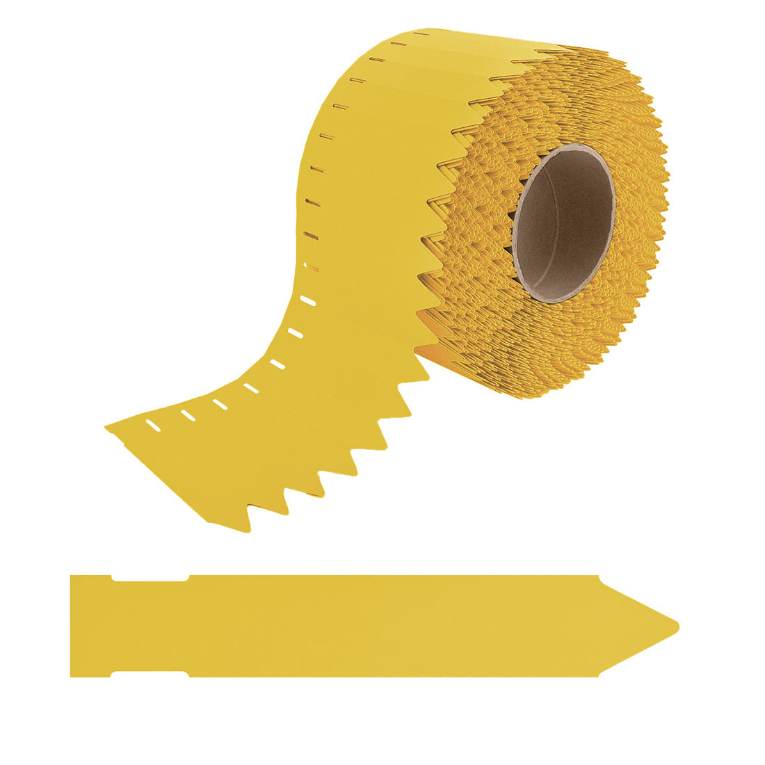 Stick-ins 17x100mm 350µ PVC, Yellow