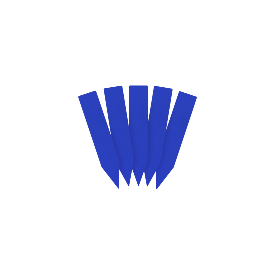 Stecketiketten 10x50mm 1000µ PVC, Blau