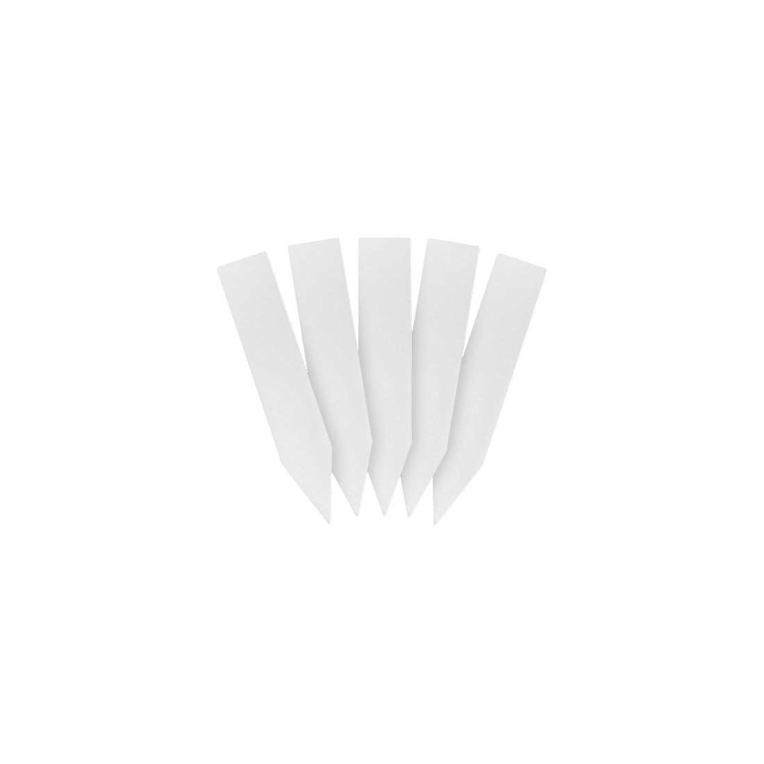 Stecketiketten 10x50mm 1000µ PVC, Weiß
