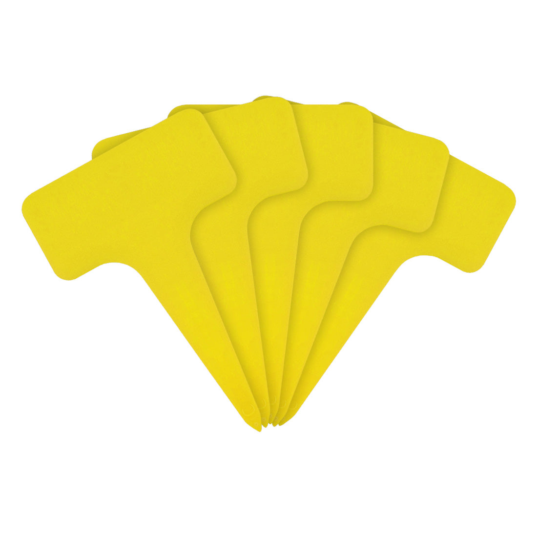 Stecketiketten 60x96mm 1000µ PVC, Gelb