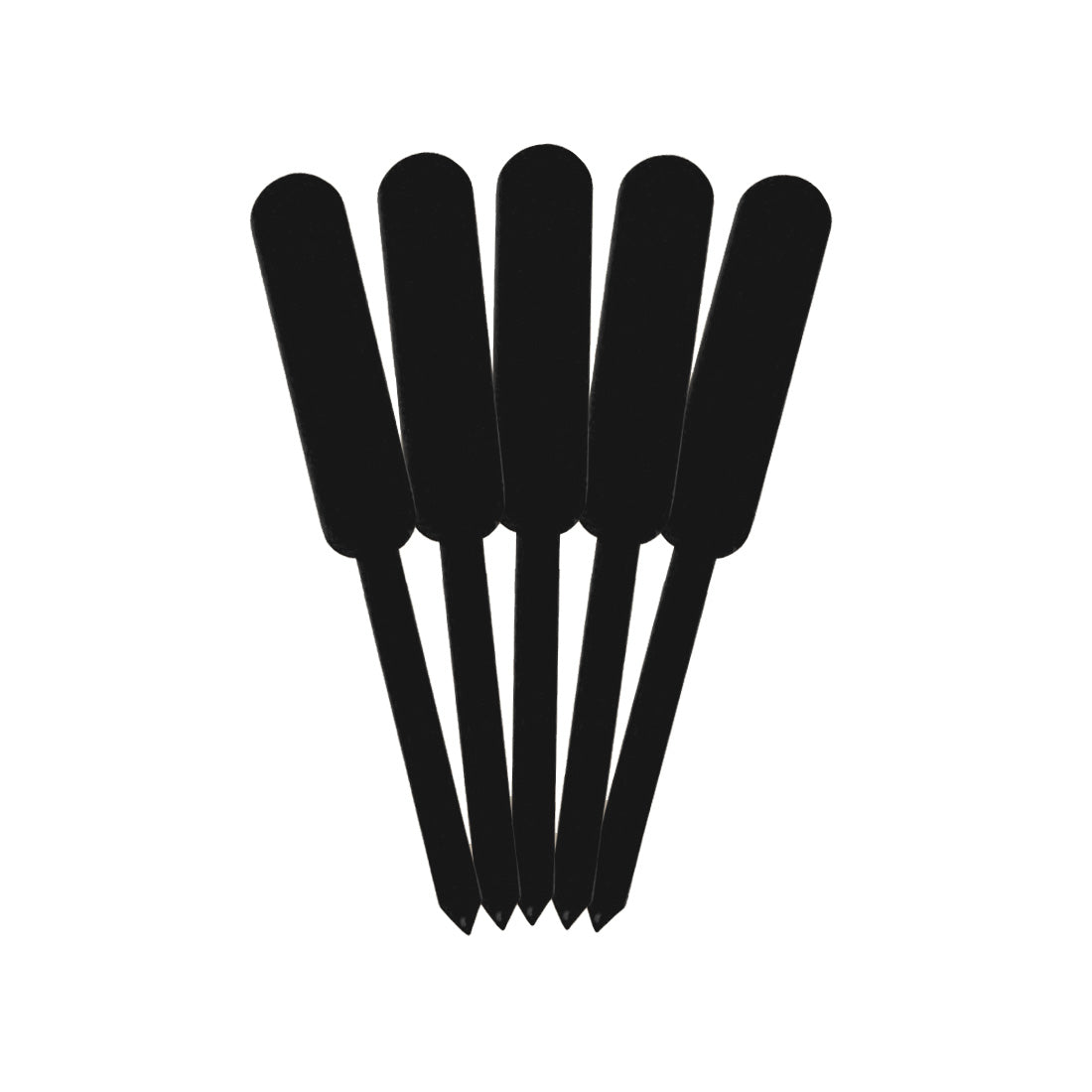 Stecketiketten 15x120mm 1000µ PVC Schwarz