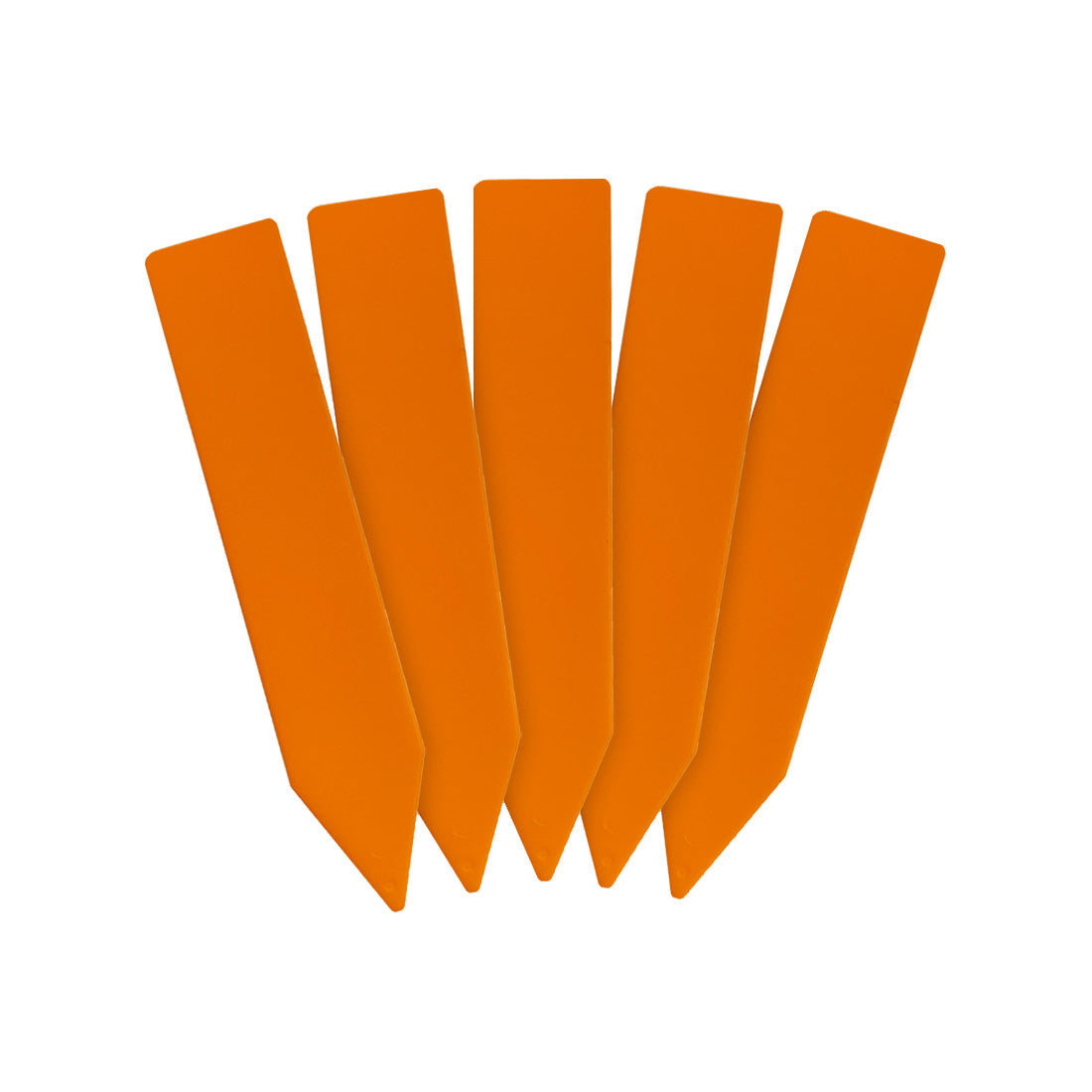 Stecketiketten 18x100mm 1000µ PVC Orange