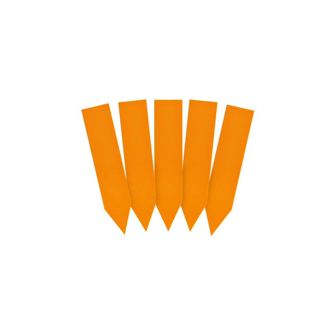 Stick-ins 13x60mm 350µ PVC, Orange