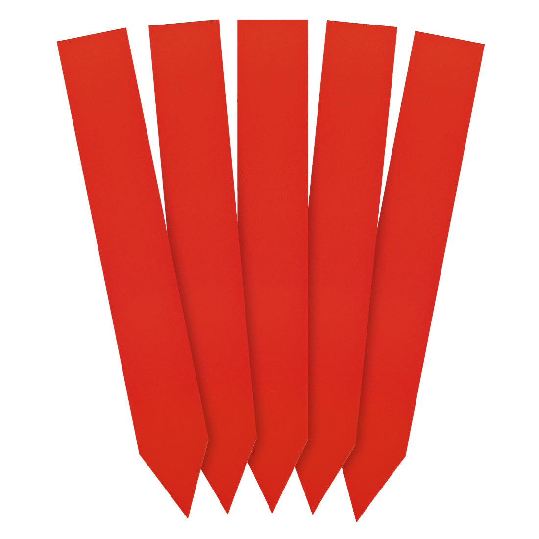 Stick-ins 20x140mm 350µ PVC, Red