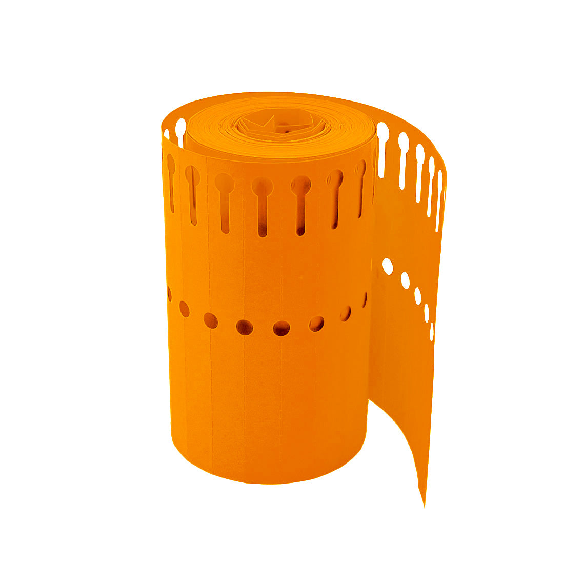 Loop lock labels 120x13mm PVC, Orange