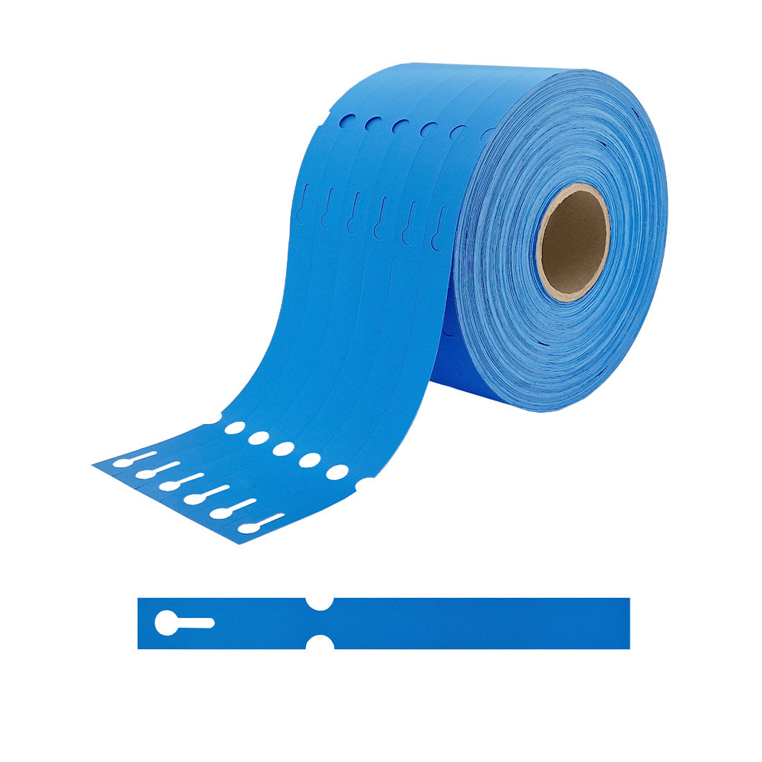 Schlaufenetiketten 160x17mm HDPE, Blau