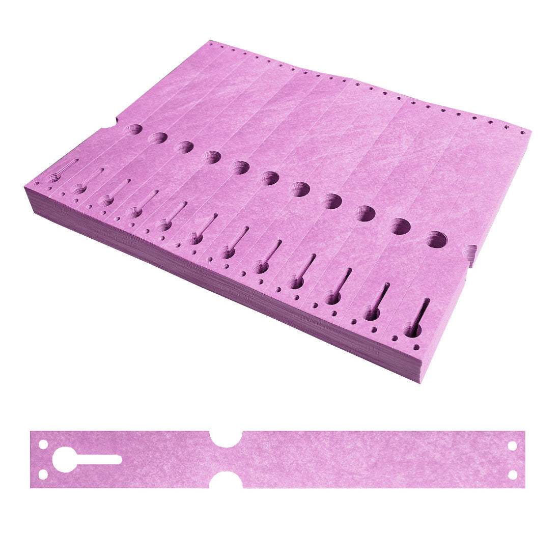 Loop lock labels 220x25,4mm Tyvek, Purple