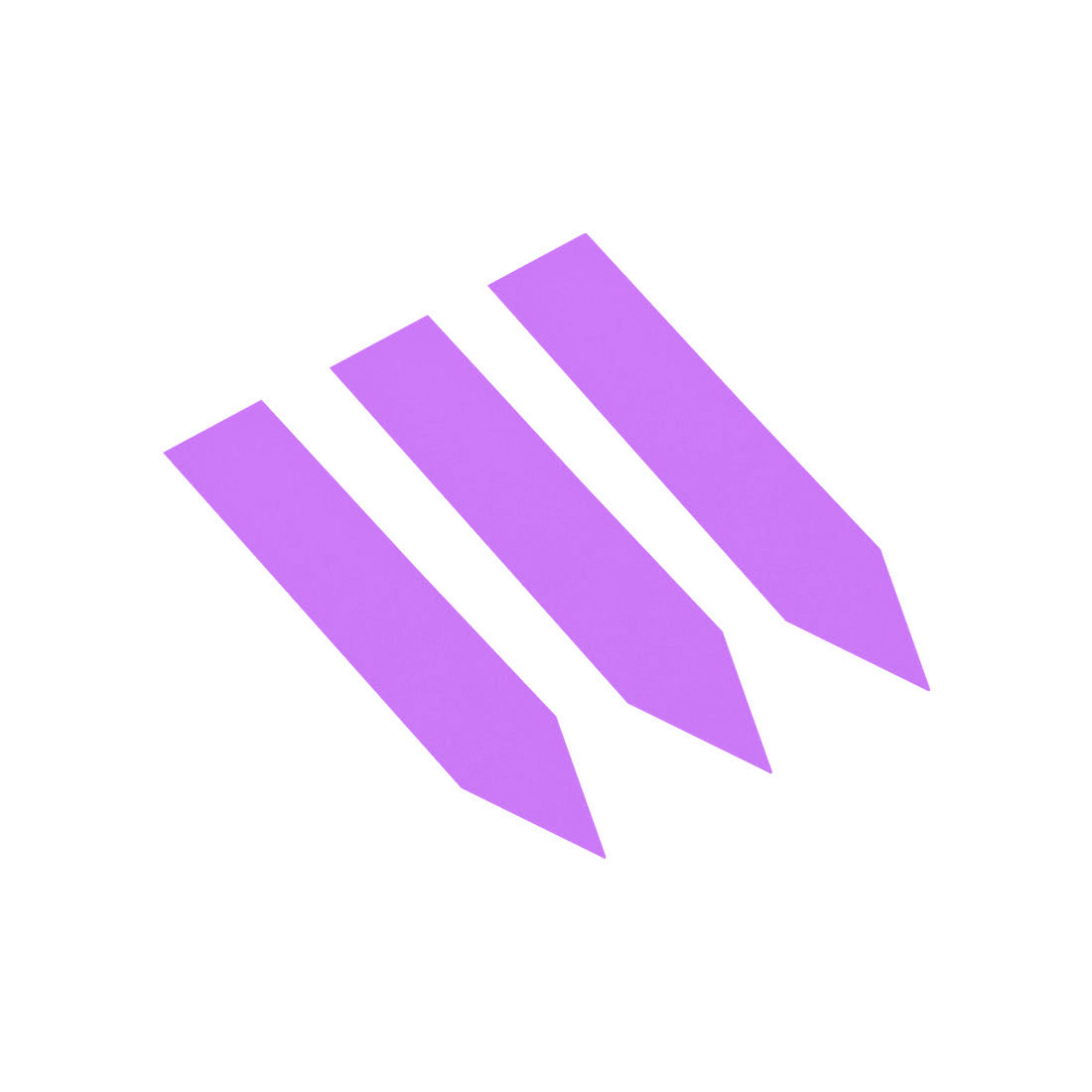 Stick-ins 13x60mm 350µ PVC, Purple