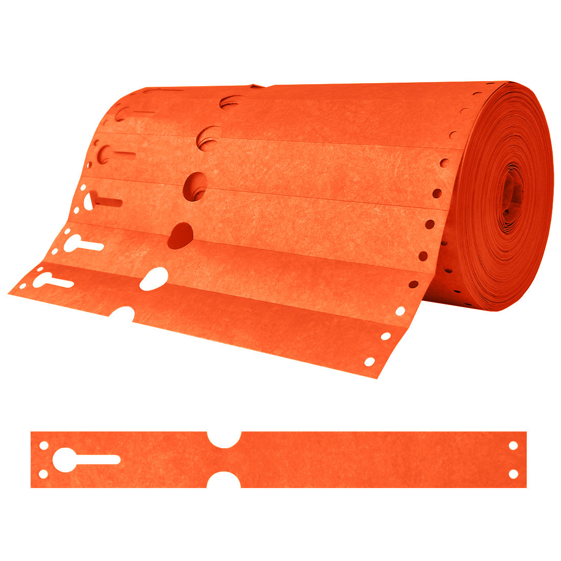 Schlaufenetiketten 220x25,4mm Tyvek Orange