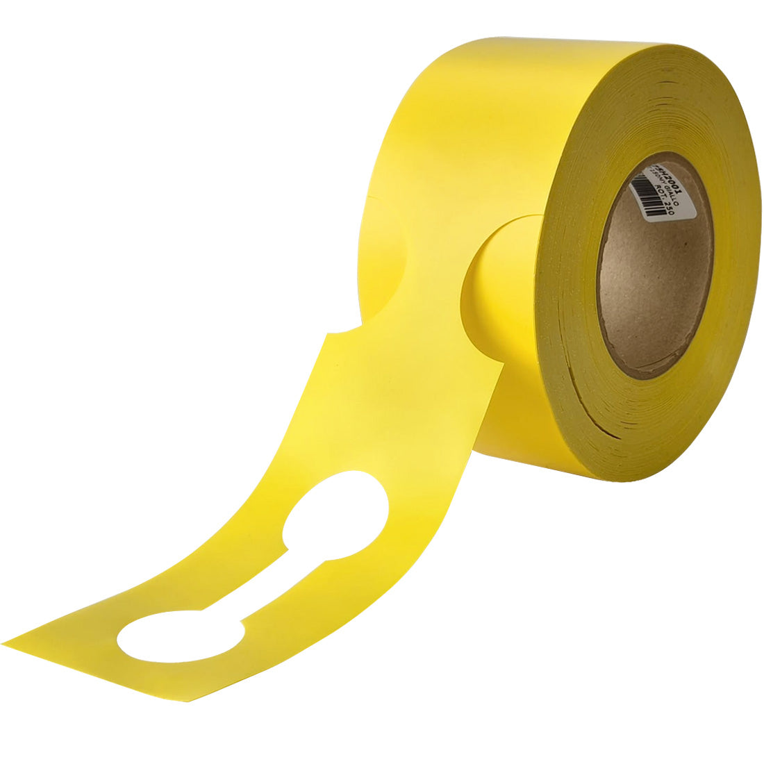 Schlaufenetiketten 400x75mm HDPE, Gelb